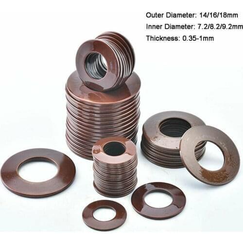 140pcs 60Si2MnA Belleville Compression Spring Washer Disc Spring Outer Dia 14/16/18mm Inner Dia 7.2-9.2mm Thickness 0.35-1mm