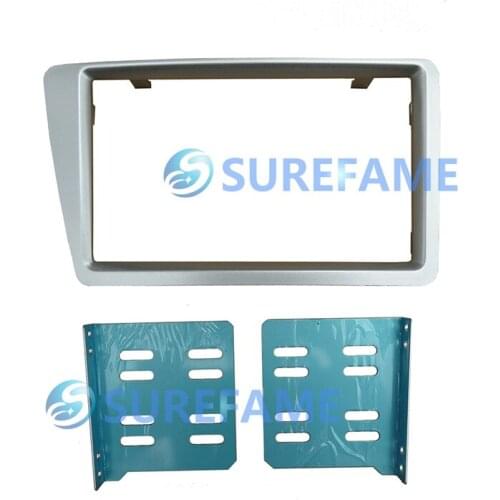 2Din Car Audio Stereo Frame for Honda 2001-2005 for Civic (Right Wheel) DVD Cover Fascia Panel Dash Installation Kit 2 din