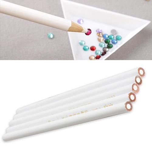 5 Pcs Nail Art Rhinestones Gems Bead Picking Pick Up Pen Painter Pencils Tool