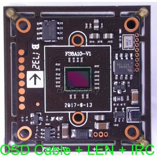 5MP AHD / TVI / 4MP CVI / analog CVBS 1/2.7" OmniVision OS05A10 CMOS FH8538 security camera module board +OSD cable +LEN +IRC