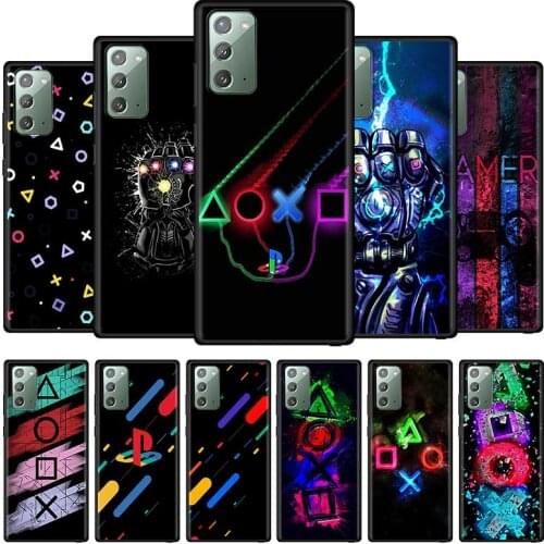 Hot game PlayStation ps5 Cell Phone Case for Samsung Galaxy Note 20 Ultra 10 Lite 5G 9 8 S21 Plus TPU Mobile Phones Cover Coque