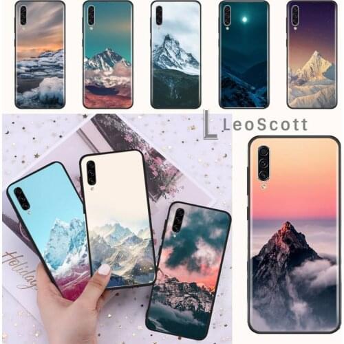 Natural scenery Snow mountain Phone Case For Samsung Galaxy M10 20 30 A 40 50 70 71 6S A2 A6 A9 2018 J7 CORE PLUS STAR S10 5G C8