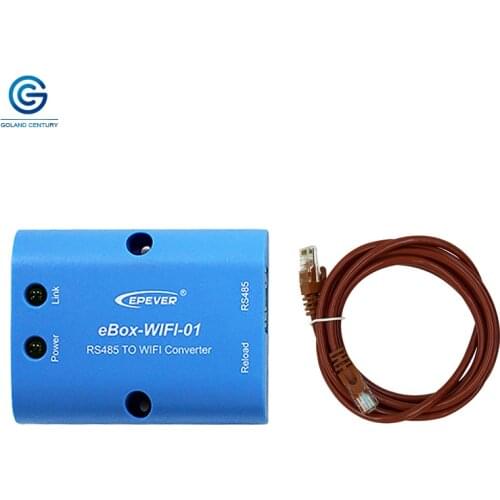 EPever eBox-WIFI-01 WIFI Bluetooth Serial Server RS485 Support Mobile Phone APP for VS Tracer Triron STI LS-B series controller