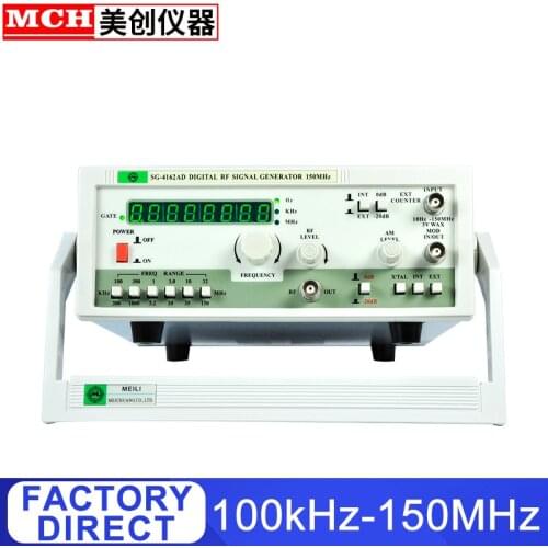 RF Signal Generator 100KHz-150MHz with Frequency Counter 150MHz Digital Signal Generator