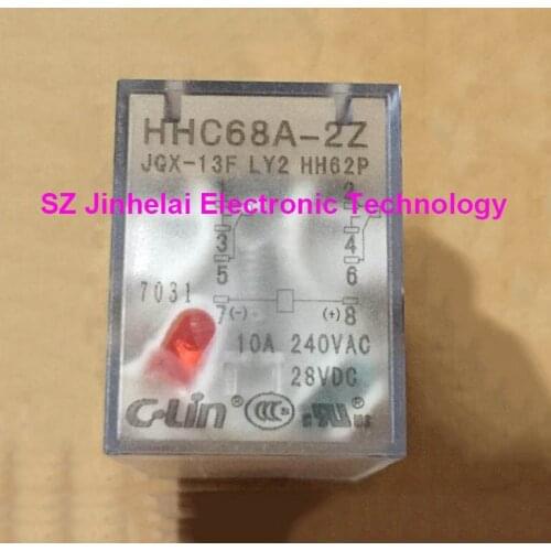 HHC68A-2ZL (JQX-13F-2Z LY2N HHH62P) New and original C-Lin Intermediate relay AC220V
