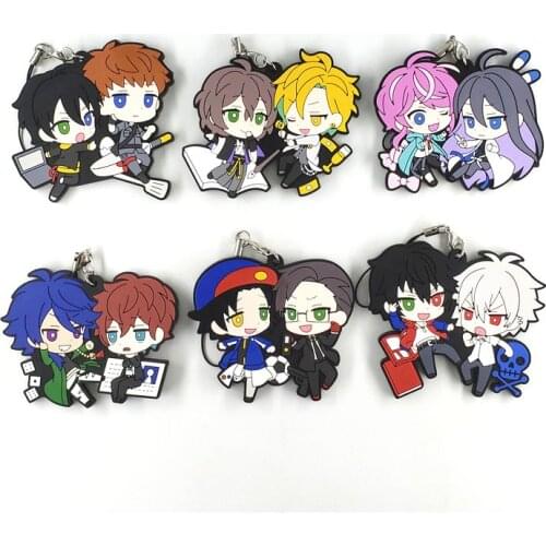 HypnosisMic -Division Rap Battle DRB Original Japanese anime figure rubber Silicone mobile phone charms/key chain/strap