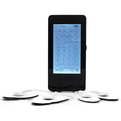 28 Modes TENS Physiotherapy Massager Pain Relieve Full Body Massager Touch Screen Multifunction Massage Machine USB Rechargeable