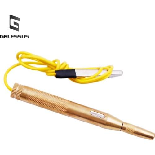Car Repair Copper Test Pencil 6V12V24V Induction Test Light Circuit Detection Electric Pen