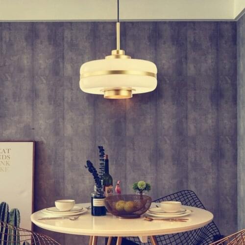 Nordic Minimalist creativity Glass Gold LED Pendant Lamp Industrial Hanging Lamps Luminaire Pendant Light for Bedroom Foyer