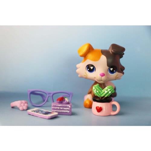 New Whisker Collie Dog Toy Figure Collection with Accessories Lot Kids Gift Set