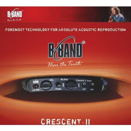 2018 New + Factory + Finland Original B BAND CRESCENT II Acoustic pickup Professional B Band CRESCENT Endpin pickup & boarding
