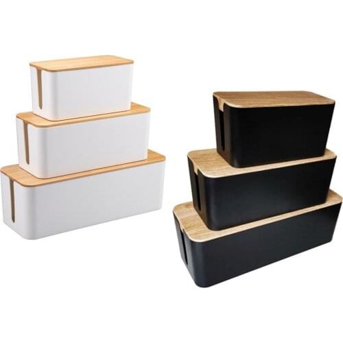 Power Strips Wire Hider Cable Management Box Concealer, Hide Loose Wires