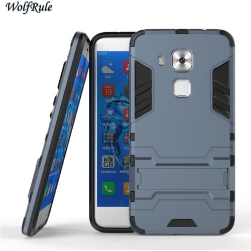 WolfRule For Cover Huawei Nova Plus Case TPU & PC Holder Anti knock Phone Case For Huawei Nova Plus Cover For Huawei G9 Plus