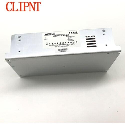 Eco solvent printer spare parts Galaxy WINSUN power supply WS200-3EAC-247 for galaxy printer UD-181LB UD-1812LB UD-2112LC