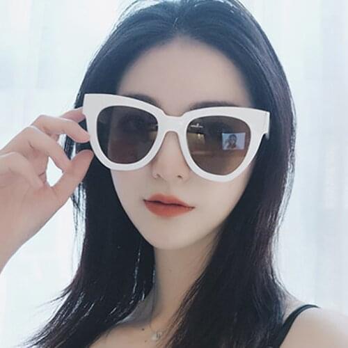OUTMIX Retro Cat Eye Sunglasses for women fashion Brand Designer Vintage Big Frame Sun Glasses Lady UV400 Oculos De Sol Feminino