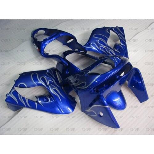 Zx 9r 1998 - 1999 Fairing for Kawasaki Zx9r 1999 Body Kits Zx 9r 1998 Blue Silver Frame Motorcycle Fairing