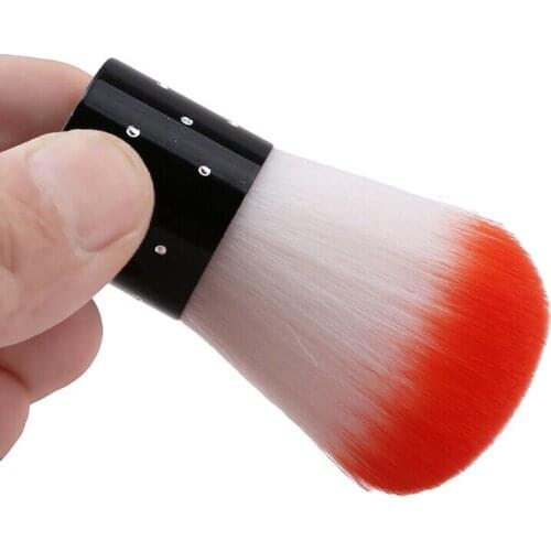 1Pc Soft Nail Cleaning Brush Tools File Nail Art Care Manicure Pedicure Soft Remove Dust Small Angle Clean Mushroom Brush