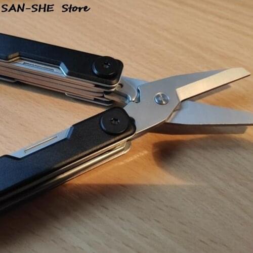 10 In1 Tools Multifunctional Tools Blade Folding Pliers Camping Hiking Cycling Portable Scissors Opener Huohou