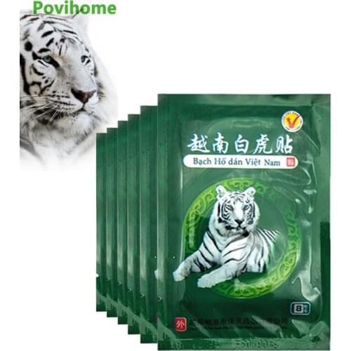 48pcs Vietnam White TigerPain Relief Patch Rheumatoid Arthritis Joint Medical Plaster Neck Back Body Muscle Patches Sticker