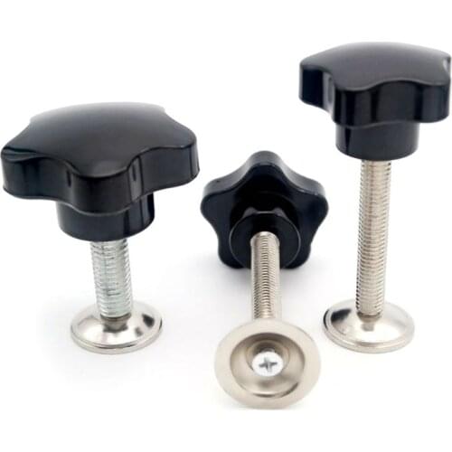 5PCS M8/M10 hand-tightening screw Torx head internal thread clamping screw bolt 23GB