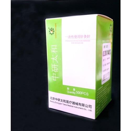 500Pcs box Chinese Old way Acupuncture Needle disposable Beauty needle acupressure massage with tube