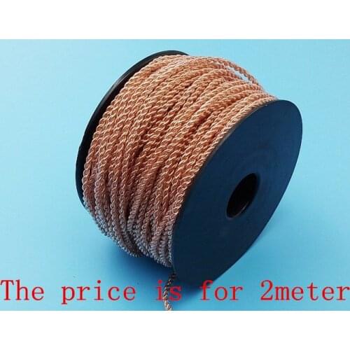 80 core Special soft 7N single crystal copper OCC 4 shares Fever hifi diy headphone cable 2meters