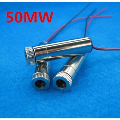 Fast Free Ship 12mm Diameter 3.6-5 VDC 405nm 50MW Blue-Violet Laser Diode Semiconductor laser blue-violet emission laser Module