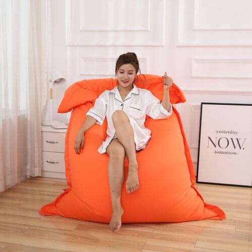 Lazy BeanBag Sofas Cover Chairs without Filler Oxford cloth Lounger Seat Pouf Puff Couch Tatami Living Room 140*180cm