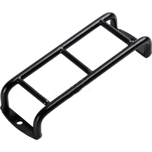 Black Metal Straight Ladder Stairs Handrail Stairs for 1/10 RC Crawler Car TRX4 Axial SCX10 90046 RC 4WD Accessory