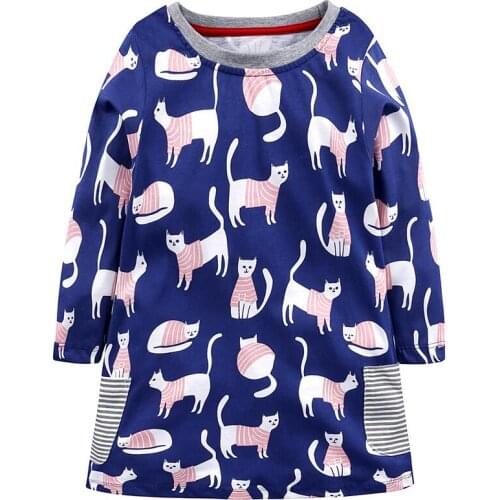 Kids girls Dress Princess Baby Girls Clothing for Party Children dress Flower Vestidos Spring Autumn Girls Clothes
