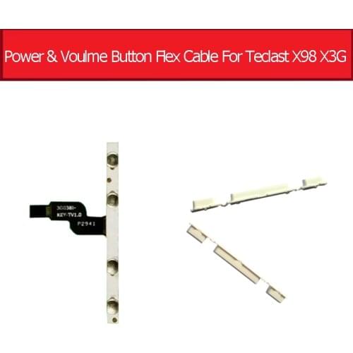 Power & Voulme Button Flex Cable For Teclast X98 3G On Off Power Volume Switch Side Button Flex Ribbon Replacement Parts