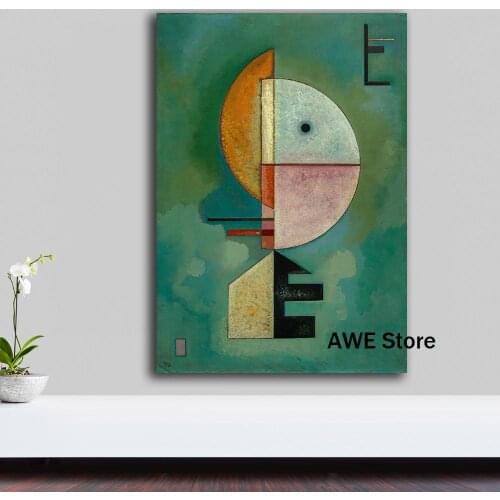HD Upward by Wassily Kandinsky Canvas Painting For Living Room Home Decoration Oil Painting On Canvas Wall Painting No Frame
