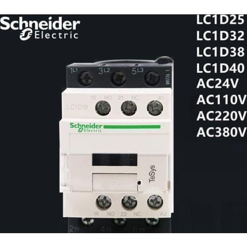 Schneider AC contactor LC1D80 80A BC7 F7C M7C Q7C 24V 110V 220V 380V
