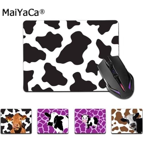 Maiyaca Top Quality cow print DIY Design Pattern Game mousepad Top Selling Wholesale Gaming Pad mouse