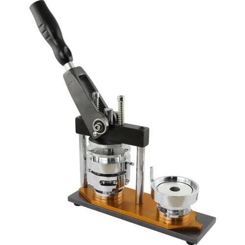 New type badge making machine with 50mm size round mould DIY Shaking head button maker