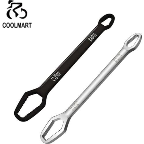 Double-Head Multifunction Screw Nuts Wrenches Repair Hand Tools For Car Bicycle Cycling Ratchet Wrench Universal Spanner 8-22mm