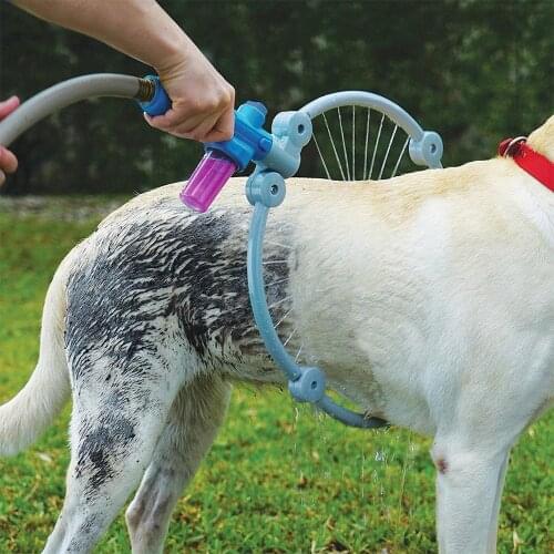 Pet 360 Degree Shower Ring-shaped Water Spraying