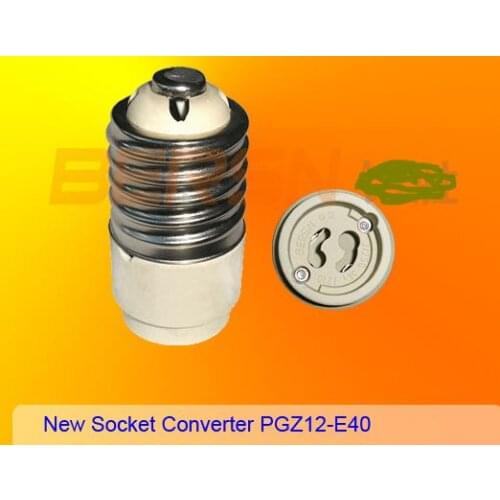 Pgz12 to e40 lamp holder converter for light