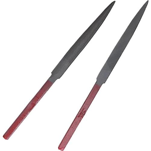 Handle Turnip File Red Handle Half Round File Jewellery Shaping File Jewelry Equipment Wood Fine Cutting Rasp Files for Heavy