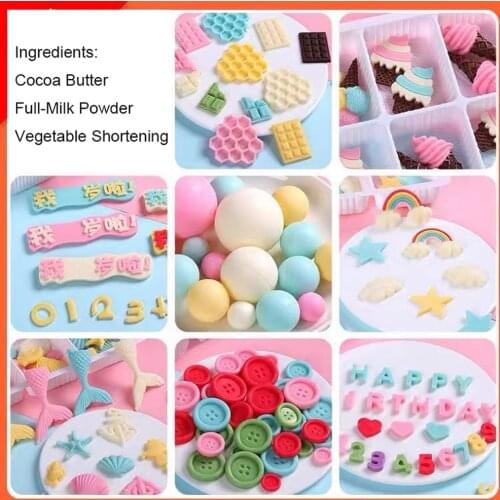 Chocolate Cake Decoration Button Fishtail Waffle Creative Accessories Insert