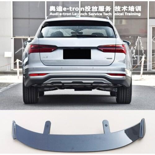 For Audi A6 Allroad Avant Spoiler ABS Plastic Rear Roof Spoiler Lip Boot Cover Auto Part S6 Hatchback Top Wing 2012-2021