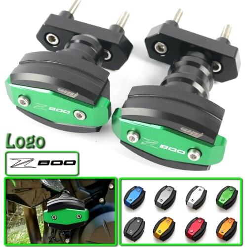 Motorcycle CNC Falling Protection Frame Slider Fairing Guard Crash Pad Protector For KAWASAKI Z800 2013-2016 Z1000 2007-2009