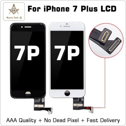 10PCS/LOT AAA Quality For 7 Plus LCD TianMa Screen With Good Touch 3D Digitizer Assembly Free Shipping