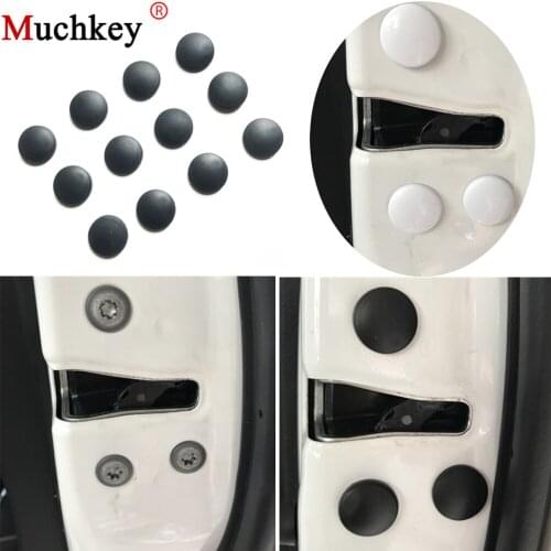 12PCS For Subaru XV Outback Legacy Forester Car Door Lock Screw Protector Cover Accessories
