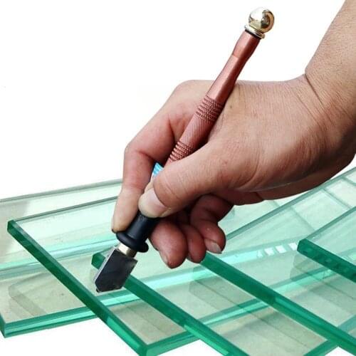 Diamond Glass Cutter 5-15mm Ceramic Tile Cutter Professional Manual Wine Bottle Mirror Cutting Tools