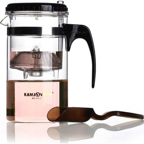 Free shipping Kamjove Tp-200 tea cup belt kung fu tea 1000ml glass teapot elegant glass cup filter cup