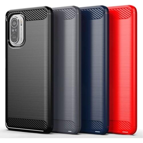 For Cover Xiaomi Mi 11i Case For Mi 11i Coque Back Silicone Soft Shockproof Carbon Fiber Bumper TPU Cover For Mi 11i Lite Fundas