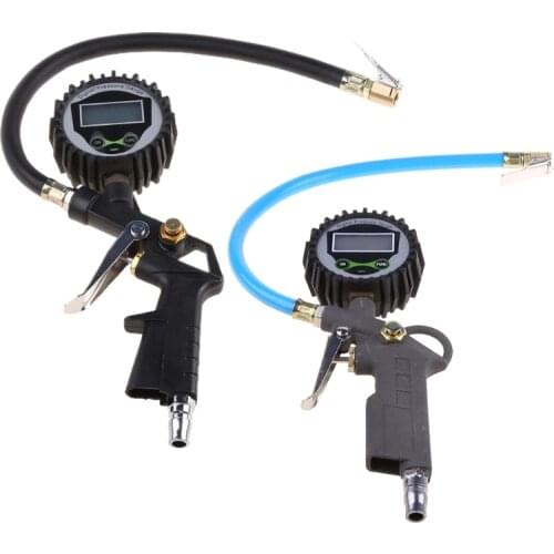 Digital Car Truck Air Tire Pressure Inflator Gauge LCD Dial Meter Vehicle Tester J60F