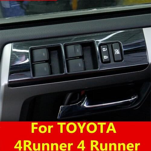 For TOYOTA 4Runner 4 Runner Armrest box switch patch interior modification special protective cover interior bright frame