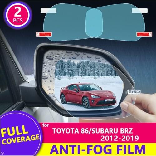 For Toyota 86 GT86 FT86 Scion FR-S Subaru BRZ 2012-2019 Rearview Mirror Film HD Anti-Fog Rainproof Auto Mirror Car Accessories